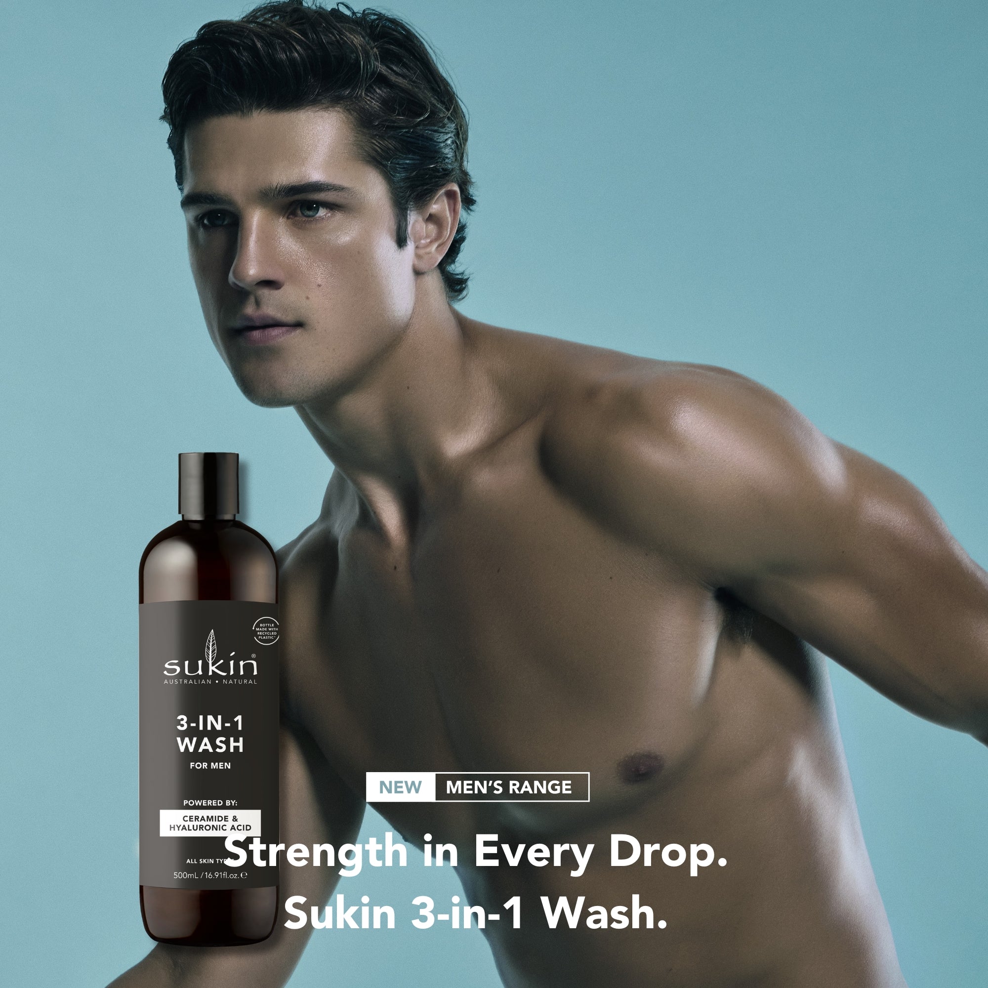 MEN'S 3 IN 1 WASH 500ML
